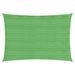 Voile d'ombrage 160 g/m² rectangulaire vert clair 2x3,5 m PEHD - Photo n°1