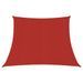 Voile d'ombrage 160 g/m² Rouge 3/4x2 m PEHD - Photo n°1