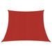 Voile d'ombrage 160 g/m² Rouge 3/4x3 m PEHD - Photo n°1