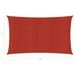 Voile d'ombrage 160 g/m² Rouge 3x6 m PEHD - Photo n°6