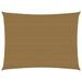 Voile d'ombrage 160 g/m² Taupe 2,5x3,5 m PEHD - Photo n°1