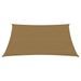 Voile d'ombrage 160 g/m² Taupe 2,5x3,5 m PEHD - Photo n°3