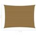 Voile d'ombrage 160 g/m² Taupe 2,5x3,5 m PEHD - Photo n°6