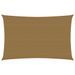 Voile d'ombrage 160 g/m² Taupe 2,5x4,5 m PEHD - Photo n°1