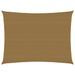 Voile d'ombrage 160 g/m² Taupe 2,5x4 m PEHD - Photo n°1