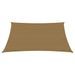 Voile d'ombrage 160 g/m² Taupe 2,5x4 m PEHD - Photo n°3