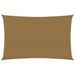 Voile d'ombrage 160 g/m² Taupe 2x4 m PEHD - Photo n°1