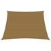 Voile d'ombrage 160 g/m² Taupe 3/4x2 m PEHD - Photo n°1