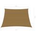 Voile d'ombrage 160 g/m² Taupe 3/4x2 m PEHD - Photo n°6