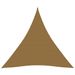 Voile d'ombrage 160 g/m² Taupe 3x3x3 m PEHD - Photo n°1