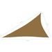 Voile d'ombrage 160 g/m² Taupe 3x4x5 m PEHD - Photo n°6