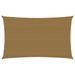 Voile d'ombrage 160 g/m² Taupe 3x6 m PEHD - Photo n°1