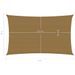 Voile d'ombrage 160 g/m² Taupe 3x6 m PEHD - Photo n°6