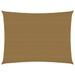 Voile d'ombrage 160 g/m² Taupe 4x5 m PEHD - Photo n°1