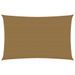 Voile d'ombrage 160 g/m² Taupe 4x6 m PEHD - Photo n°1