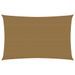 Voile d'ombrage 160 g/m² Taupe 5x7 m PEHD - Photo n°1