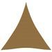Voile d'ombrage 160 g/m² Taupe 5x7x7 m PEHD - Photo n°1