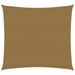 Voile d'ombrage 160 g/m² Taupe 6x6 m PEHD - Photo n°1