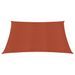 Voile d'ombrage 160 g/m² Terre cuite 2x2,5 m PEHD - Photo n°3