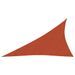 Voile d'ombrage 160 g/m² Terre cuite 3x4x5 m PEHD - Photo n°1