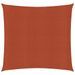 Voile d'ombrage 160 g/m² Terre cuite 7x7 m PEHD - Photo n°1