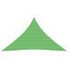 Voile d'ombrage 160 g/m² Vert clair 2,5x2,5x3,5 m PEHD - Photo n°1