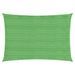 Voile d'ombrage 160 g/m² Vert clair 2,5x4 m PEHD - Photo n°1