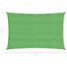 Voile d'ombrage 160 g/m² Vert clair 2x5 m PEHD - Photo n°6