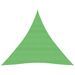 Voile d'ombrage 160 g/m² Vert clair 3,6x3,6x3,6 m PEHD - Photo n°1