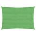 Voile d'ombrage 160 g/m² Vert clair 4x6 m PEHD - Photo n°1