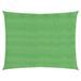 Voile d'ombrage 160 g/m² Vert clair 6x7 m PEHD - Photo n°1