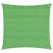 Voile d'ombrage 160 g/m² Vert clair 7x7 m PEHD - Photo n°1