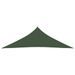 Voile d'ombrage 160 g/m² Vert foncé 3,5x3,5x4,9 m PEHD - Photo n°3