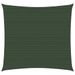 Voile d'ombrage 160 g/m² Vert foncé 3,6x3,6 m PEHD - Photo n°1