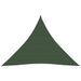 Voile d'ombrage 160 g/m² Vert foncé 3,6x3,6x3,6 m PEHD - Photo n°1