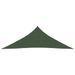 Voile d'ombrage 160 g/m² Vert foncé 3,6x3,6x3,6 m PEHD - Photo n°3