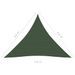 Voile d'ombrage 160 g/m² Vert foncé 3,6x3,6x3,6 m PEHD - Photo n°6