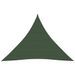 Voile d'ombrage 160 g/m² Vert foncé 3x3x3 m PEHD - Photo n°1