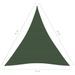 Voile d'ombrage 160 g/m² Vert foncé 3x4x4 m PEHD - Photo n°6