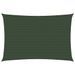 Voile d'ombrage 160 g/m² Vert foncé 5x6 m PEHD - Photo n°1