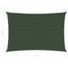 Voile d'ombrage 160 g/m² Vert foncé 6x7 m PEHD - Photo n°6