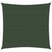 Voile d'ombrage 160 g/m² Vert foncé 7x7 m PEHD - Photo n°1