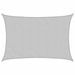 Voile d'ombrage gris clair 4,5x3,5 m 100% polyester oxford - Photo n°2