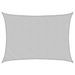 Voile d'ombrage gris clair 8x6 m 100% polyester oxford - Photo n°2