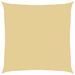 Voile d'ombrage sable 2x2 m 100 % polyester oxford - Photo n°2