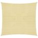 Voile de parasol PEHD Carré 2 x 2 m Beige - Photo n°5