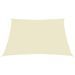 Voile de parasol Tissu Oxford carré 2,5x2,5 m Crème - Photo n°3