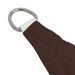 Voile de parasol Tissu Oxford carré 2,5x2,5 m Marron - Photo n°4