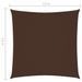 Voile de parasol Tissu Oxford carré 2,5x2,5 m Marron - Photo n°6