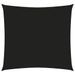 Voile de parasol Tissu Oxford carré 2,5x2,5 m Noir - Photo n°1